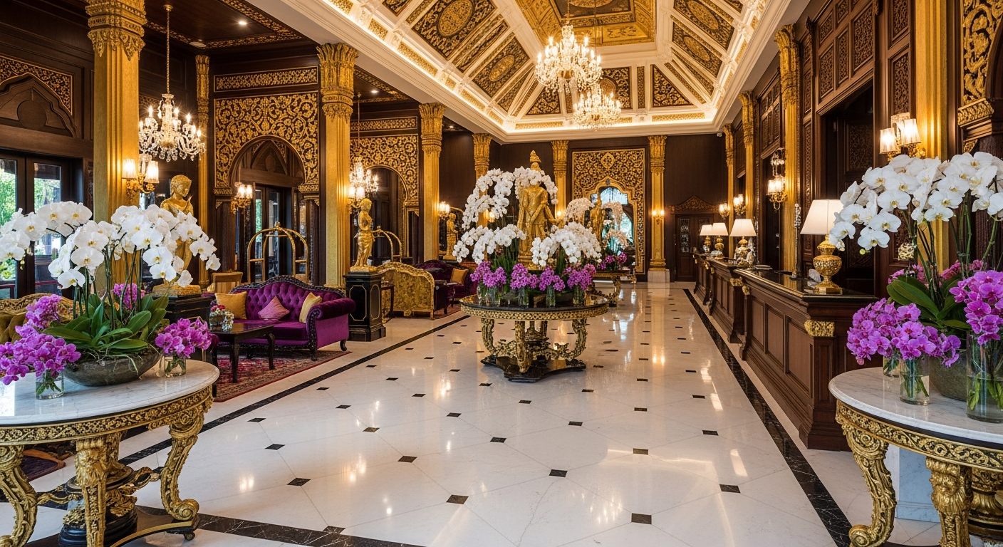 Hotel owner in Thailand checking Google Maps ranking