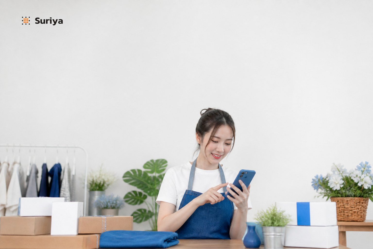 หน้าร้านออนไลน์บนมือถือที่ลูกค้าเปิดจาก Rich Menu ของ LINE OA และชำระด้วย PromptPay