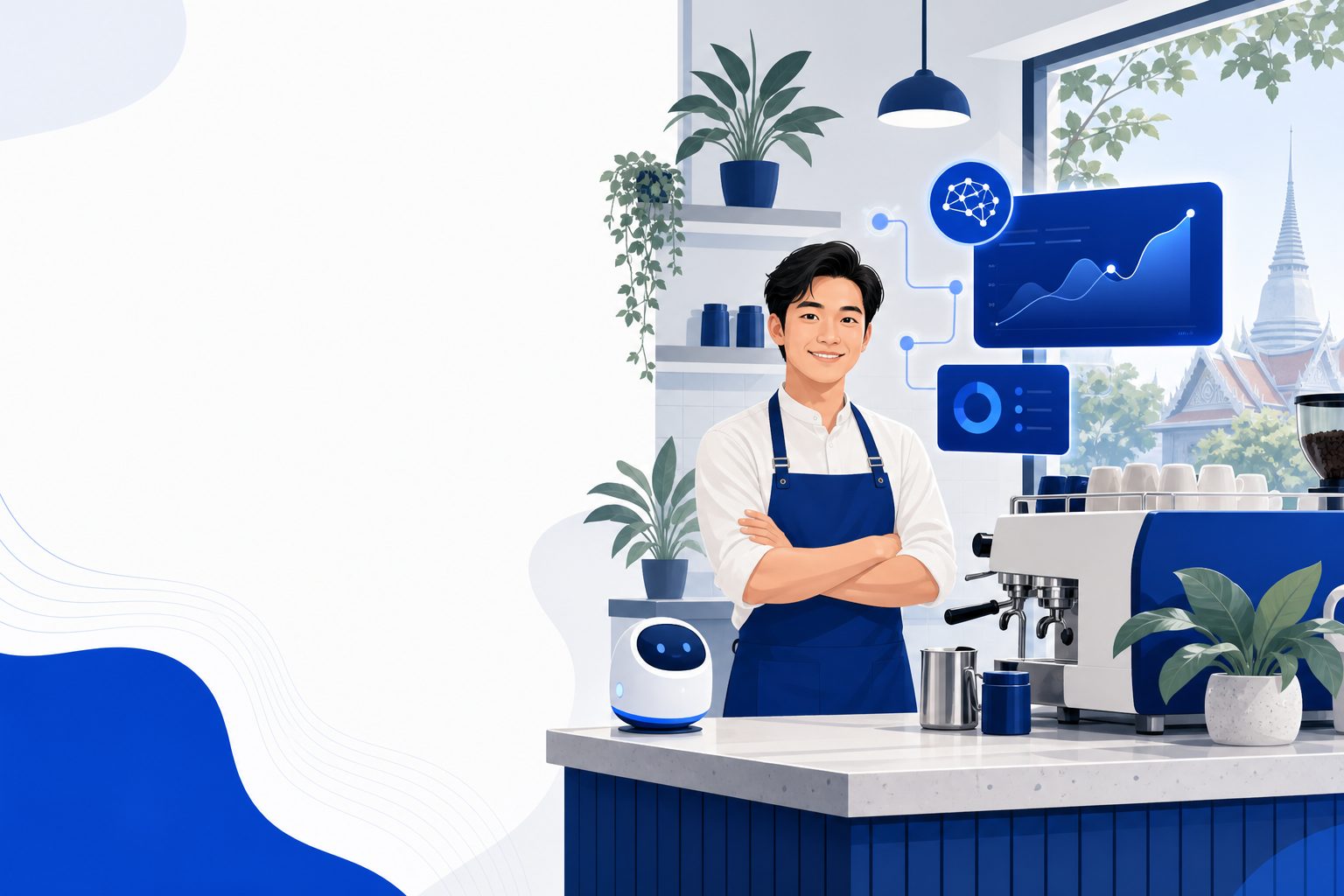 ร้านกาแฟไทยจัดการ pre-order และสะสมแต้มด้วย Suriya