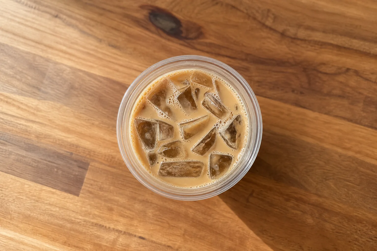 Latte photo attached to a promo post